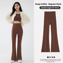 Charger l'image dans la galerie, Nouveau pantalon « Shark » évasé taille haute pour femme – Modèle d'été extensible coupe bootcut, style rétro décontracté