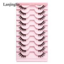Load image into Gallery viewer, Demi-cils (lots de 3, 5 ou 10 paires) – Nouveaux faux cils effet vison, naturels, légers et volumineux pour un rendu extension
