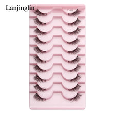 Load image into Gallery viewer, Demi-cils (lots de 3, 5 ou 10 paires) – Nouveaux faux cils effet vison, naturels, légers et volumineux pour un rendu extension