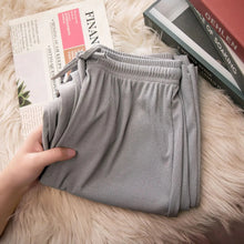 Charger l'image dans la galerie, Pantalon long décontracté pour femme – Coupe ample, taille élastique – Idéal pour le printemps et l'été – Jambes larges