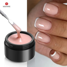 Charger l'image dans la galerie, MSHARE Gel de construction pour ongles 50 ml (teinte Baby Pink) – Sans HEMA ni TPO – Auto égalisant – Pour extensions d'ongles – Compatible UV/LED