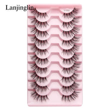 Load image into Gallery viewer, Demi-cils (lots de 3, 5 ou 10 paires) – Nouveaux faux cils effet vison, naturels, légers et volumineux pour un rendu extension