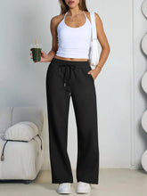 Charger l'image dans la galerie, Pantalon de survêtement large style Harajuku pour femme (collection 2026) – Streetwear gris coupe ample et over size, style baggy, avec cordon de serrage – Jogging décontracté