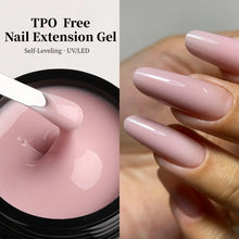 Charger l'image dans la galerie, MSHARE Gel de construction pour ongles 50 ml (teinte Baby Pink) – Sans HEMA ni TPO – Auto égalisant – Pour extensions d'ongles – Compatible UV/LED