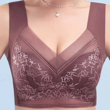 Charger l'image dans la galerie, Soutien-gorge push-up – Brassiere sans coutures en soie glacée, sans armatures, avec dentelle – modèle 2026