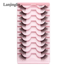 Load image into Gallery viewer, Demi-cils (lots de 3, 5 ou 10 paires) – Nouveaux faux cils effet vison, naturels, légers et volumineux pour un rendu extension