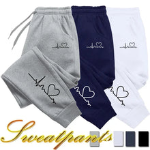 Charger l'image dans la galerie, Pantalon de survêtement pour femme – Style décontracté et sportif – Qualité supérieure – Motif cœur – Idéal pour le sport, le jogging ou le quotidien
