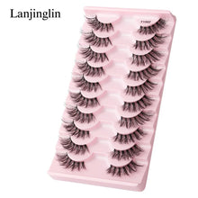 Load image into Gallery viewer, Demi-cils (lots de 3, 5 ou 10 paires) – Nouveaux faux cils effet vison, naturels, légers et volumineux pour un rendu extension
