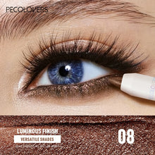 Charger l'image dans la galerie, Stylo fard à paupières imperméable et longue tenue – Haute pigmentation, finitions irisées, pailletées et mates (teinte brun neutre)
