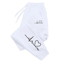 Charger l'image dans la galerie, Pantalon de survêtement pour femme – Style décontracté et sportif – Qualité supérieure – Motif cœur – Idéal pour le sport, le jogging ou le quotidien
