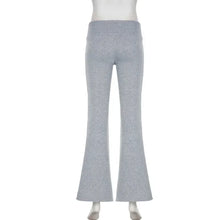 Charger l'image dans la galerie, Pantalon évasé, taille basse et coupe ajustée pour femme – Style Y2K, décontracté et sexy – Mode streetwear printemps-automne 2026
