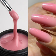 Charger l'image dans la galerie, MSHARE Gel de construction pour ongles 50 ml (teinte Baby Pink) – Sans HEMA ni TPO – Auto égalisant – Pour extensions d'ongles – Compatible UV/LED
