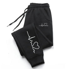 Charger l'image dans la galerie, Pantalon de survêtement pour femme – Style décontracté et sportif – Qualité supérieure – Motif cœur – Idéal pour le sport, le jogging ou le quotidien
