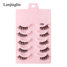 Load image into Gallery viewer, Demi-cils (lots de 3, 5 ou 10 paires) – Nouveaux faux cils effet vison, naturels, légers et volumineux pour un rendu extension

