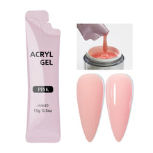 Charger l'image dans la galerie, Gel de construction rapide pour ongles (15/30 g) – Blanc, Nue, Rose ou Transparent – Gel d'extension multifonction (type acrylique) – Compatible UV/LED – Dépose facile
