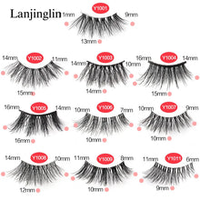 Load image into Gallery viewer, Demi-cils (lots de 3, 5 ou 10 paires) – Nouveaux faux cils effet vison, naturels, légers et volumineux pour un rendu extension
