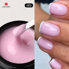 Charger l'image dans la galerie, MSHARE Gel de construction pour ongles 50 ml (teinte Baby Pink) – Sans HEMA ni TPO – Auto égalisant – Pour extensions d'ongles – Compatible UV/LED
