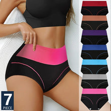 Cargar imagen en el visor de la galería, Pack de 7 bragas fajeras de talle alto – Lencería moldeadora y transpirable
