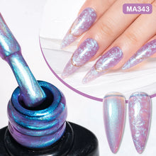 Charger l'image dans la galerie, MEET ACROSS – Gel Base Rubber 2-en-1 (7 ml) – Teintes Nude, Rose et Blanc à Paillettes – Vernis Gel pour Manucure Automne-Hiver
