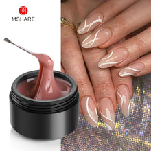 Charger l'image dans la galerie, MSHARE Gel de construction pour ongles 50 ml (teinte Baby Pink) – Sans HEMA ni TPO – Auto égalisant – Pour extensions d'ongles – Compatible UV/LED
