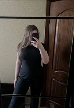 Load image into Gallery viewer, Ensemble deux pièces (best-seller 2026) : t-shirt en maille à manches courtes et pantalon long.
