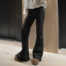 Charger l'image dans la galerie, Pantalon évasé, taille basse et coupe ajustée pour femme – Style Y2K, décontracté et sexy – Mode streetwear printemps-automne 2026
