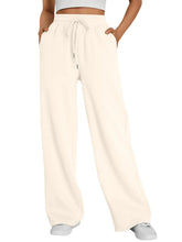Charger l'image dans la galerie, Pantalon de survêtement large style Harajuku pour femme (collection 2026) – Streetwear gris coupe ample et over size, style baggy, avec cordon de serrage – Jogging décontracté
