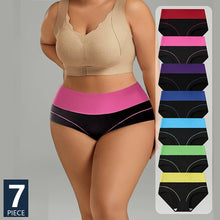 Cargar imagen en el visor de la galería, Pack de 7 bragas fajeras de talle alto – Lencería moldeadora y transpirable
