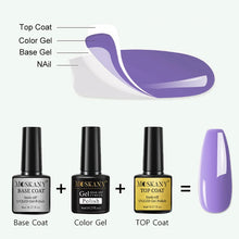 Charger l'image dans la galerie, Kit d'ongles en gel Soak-Off / Nail gel/moskany base coat/moskany top coat
