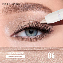 Charger l'image dans la galerie, Stylo fard à paupières imperméable et longue tenue – Haute pigmentation, finitions irisées, pailletées et mates (teinte brun neutre)
