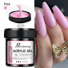 Charger l'image dans la galerie, Gel de construction rapide pour ongles (15/30 g) – Blanc, Nue, Rose ou Transparent – Gel d'extension multifonction (type acrylique) – Compatible UV/LED – Dépose facile

