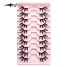 Load image into Gallery viewer, Demi-cils (lots de 3, 5 ou 10 paires) – Nouveaux faux cils effet vison, naturels, légers et volumineux pour un rendu extension
