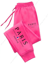 Charger l'image dans la galerie, Pantalon de jogging PARIS pour femme – Nouvelle collection tendance 2026 – Haute qualité – Automne-Hiver – Molletonné – Style décontracté et sportif
