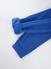 Charger l'image dans la galerie, Pantalon de jogging d'automne  – Couleur unie, taille à cordon, coupe polyvalente, molletonné et tendance
