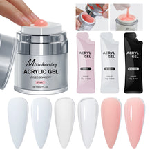 Charger l'image dans la galerie, Gel de construction rapide pour ongles (15/30 g) – Blanc, Nue, Rose ou Transparent – Gel d'extension multifonction (type acrylique) – Compatible UV/LED – Dépose facile
