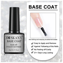 Charger l'image dans la galerie, Kit d'ongles en gel Soak-Off / Nail gel/moskany base coat/moskany top coat

